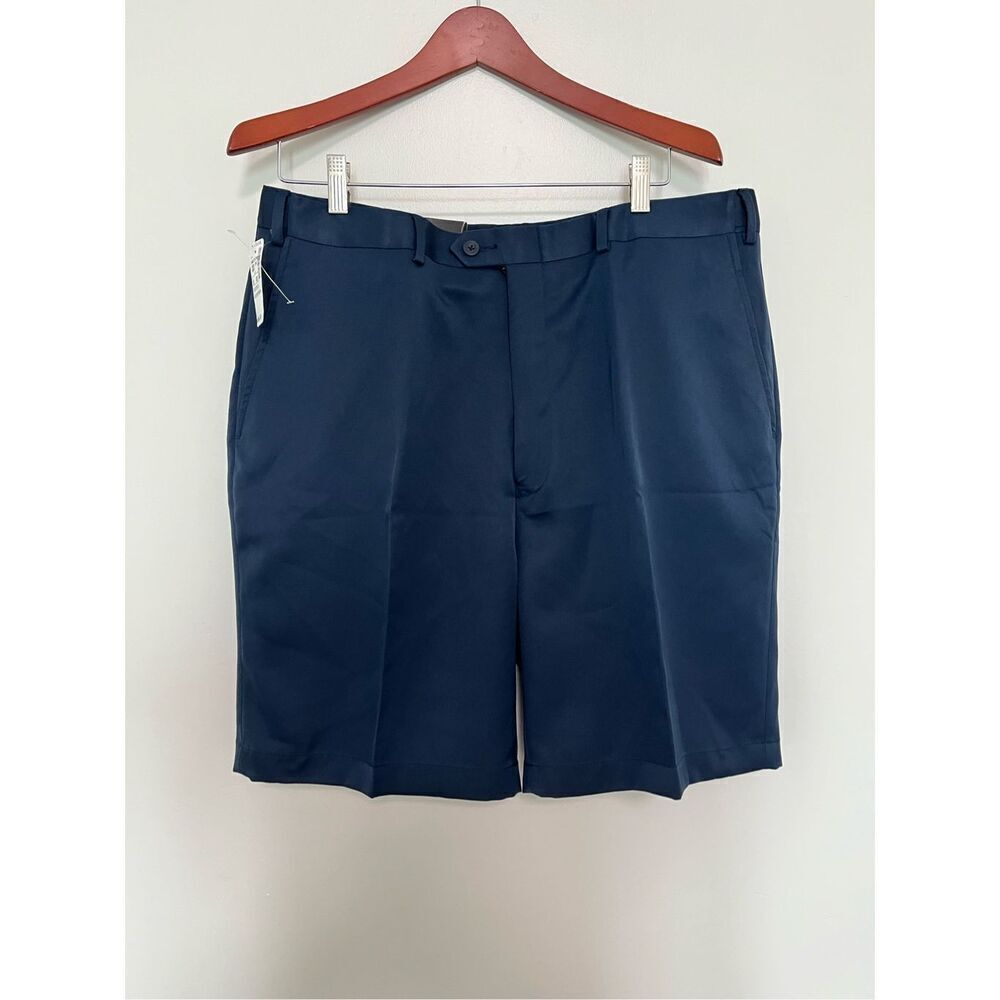 Jos. A. Bank David Leadbetter Collection Navy Golf Bermuda Shorts sz 36 NWT